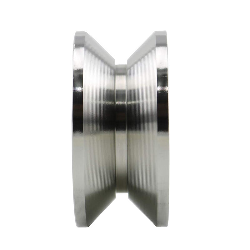 Heyous V Groove Stainless Steel Silent Pulley - 600LB, Silver Tone - Image 3